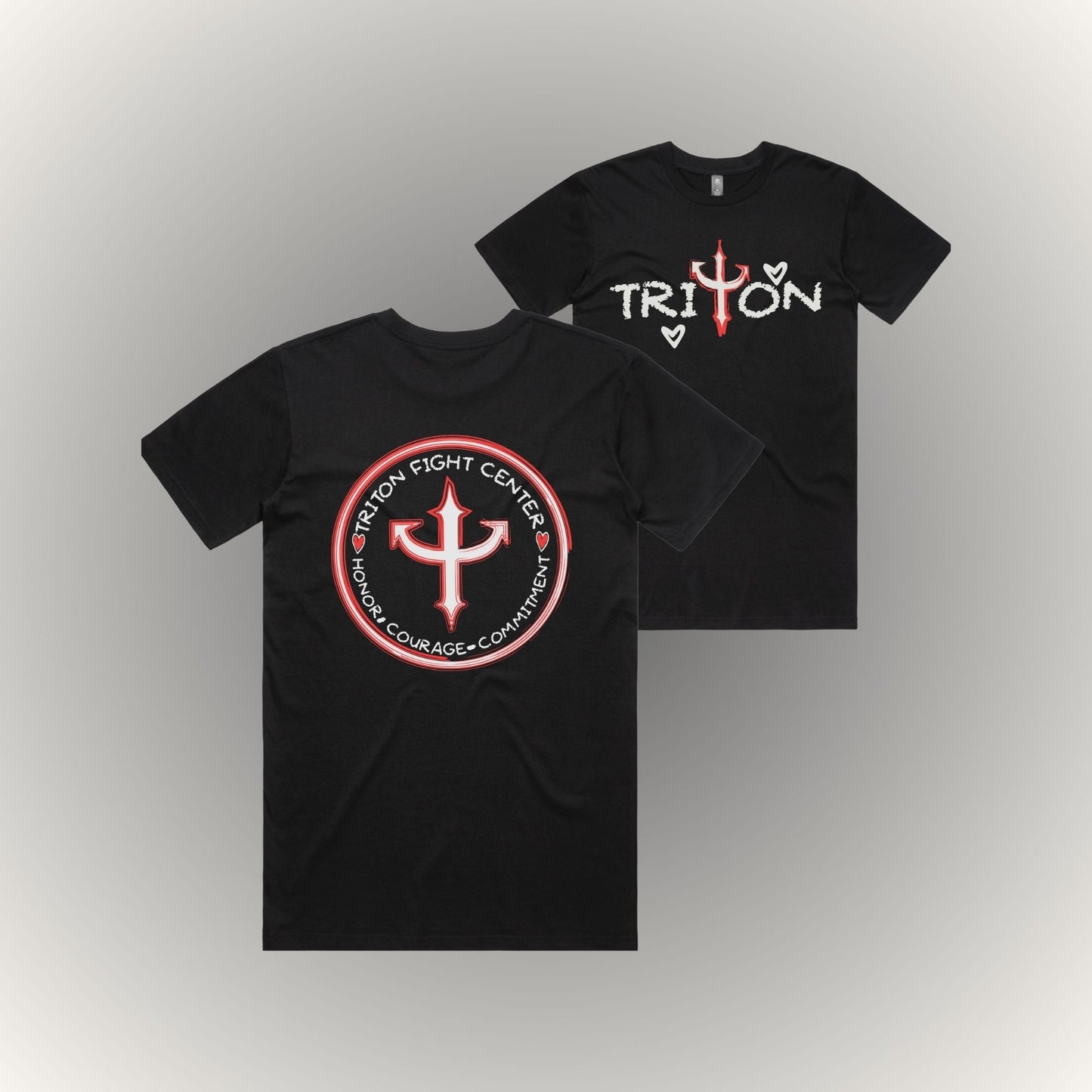Triton Valentine Black Tee