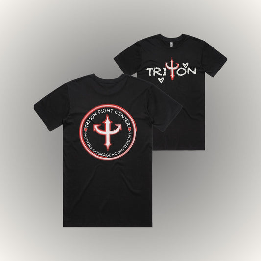 Triton Valentine Black Tee