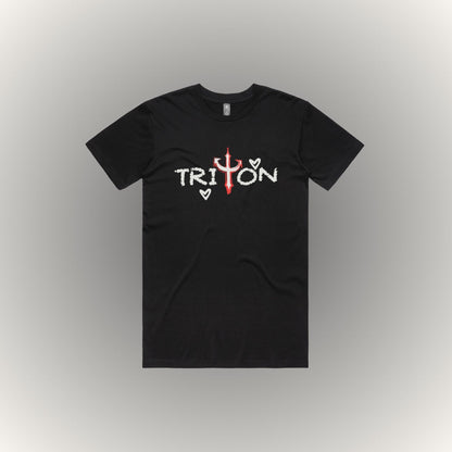 Triton Valentine Black Tee