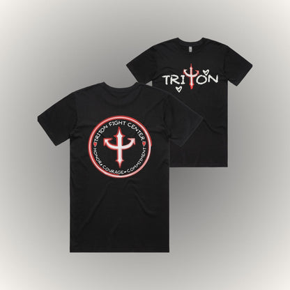 Triton Valentine Black Tee