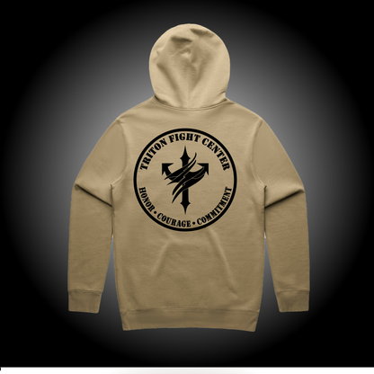 Triton Hoodie sand / army