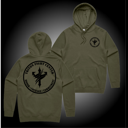 Triton Hoodie sand / army