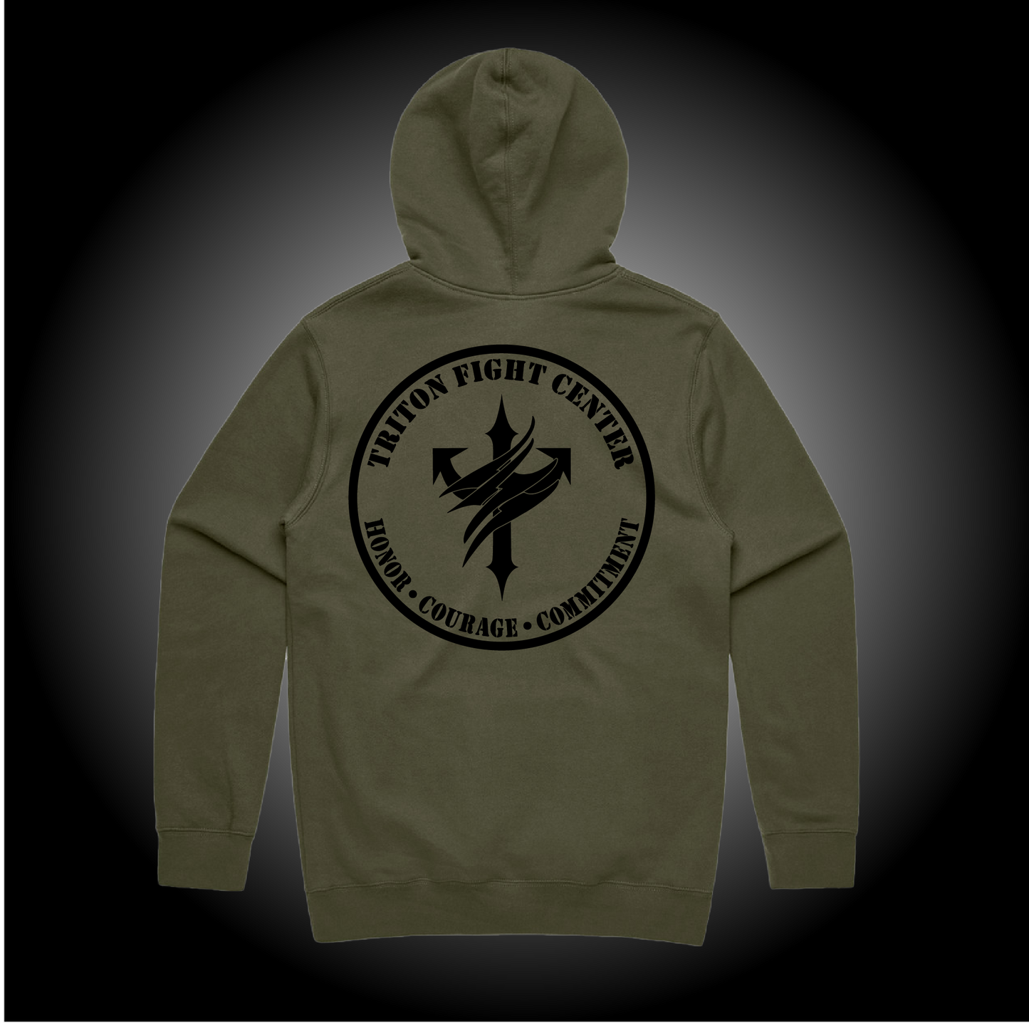Triton Hoodie sand / army