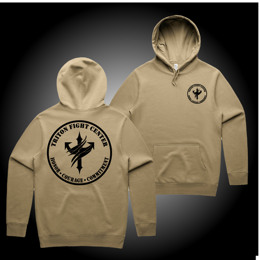 Triton Hoodie sand / army