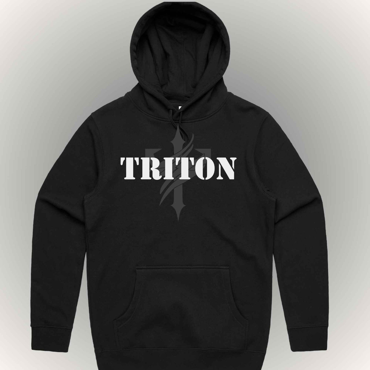 Proverbs 27:17 Black Hoodie Triton