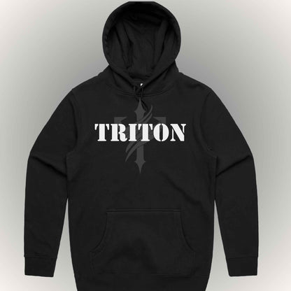 Proverbs 27:17 Black Hoodie Triton